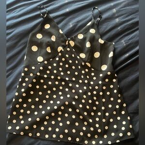 ❤️NWT XXS Banana Republic polka dot tank top